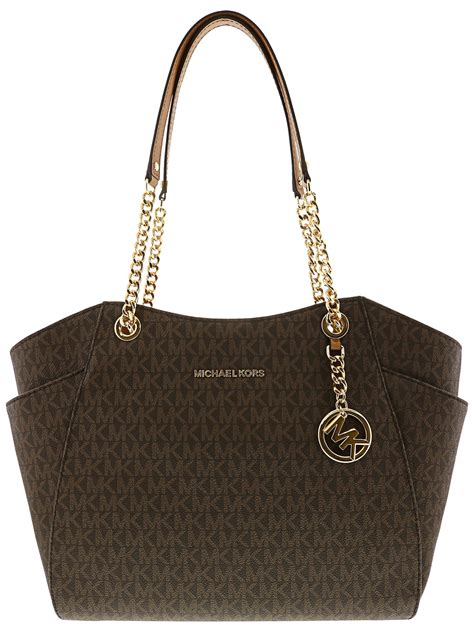 michael kors jet set large chain shoulder|Michael Kors jet tote.